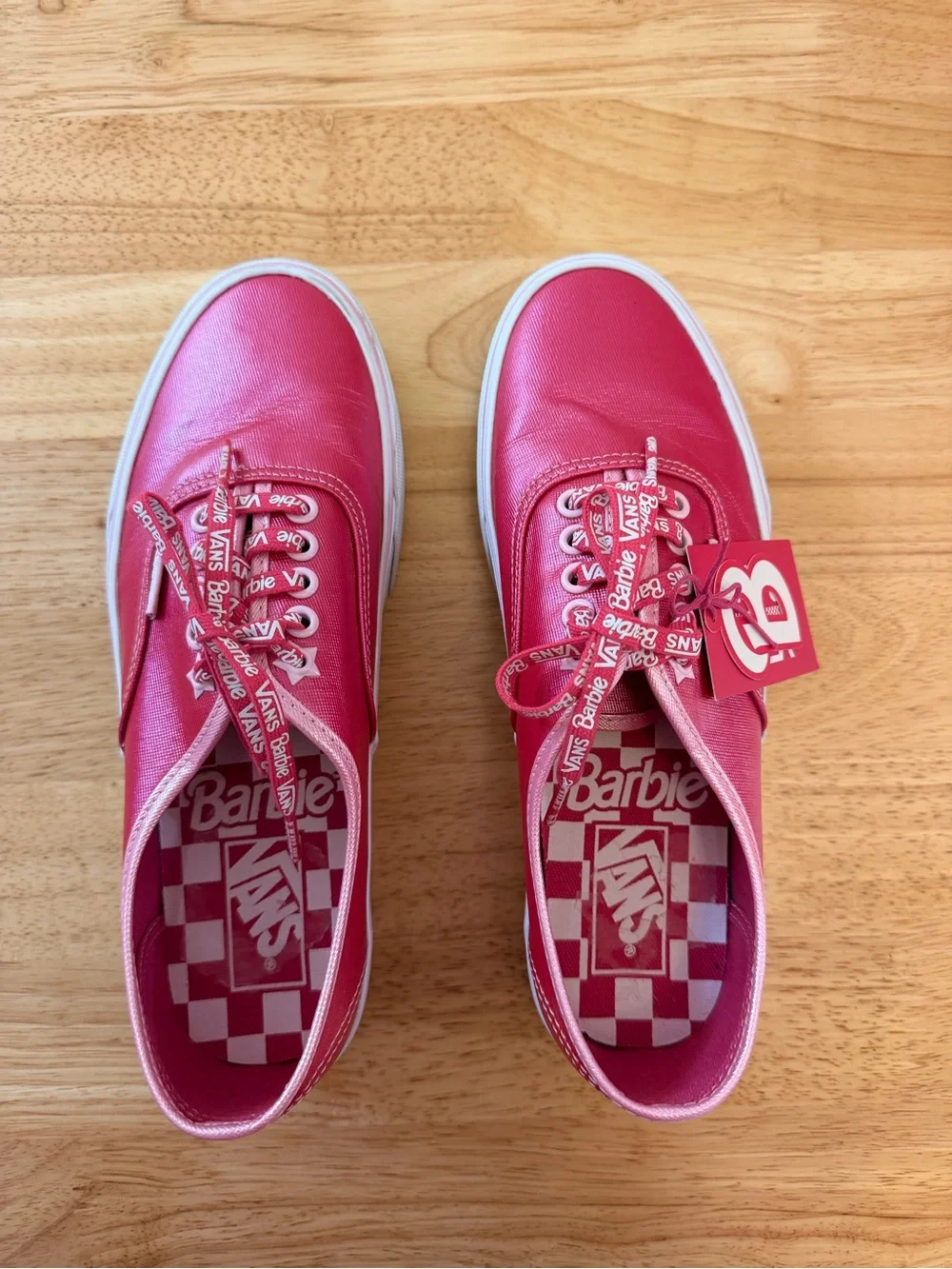 VANS Stackform Pink Metallic Platform Sneakers-Barbie Edition 9